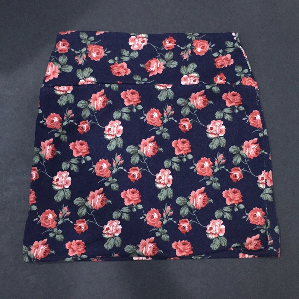 Floral Bodycon Skirt